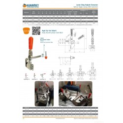 Kukamet 213-3-D C1 Lamalı Dikey Yan Tabanlı Hızlı Bağlantı Elemanı Kukamet 213-3-D C1 Lamalı Dikey Yan Tabanlı Hızlı Bağlantı Elemanı