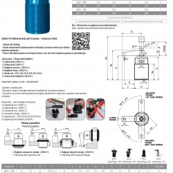 Kukamet 6013 25, 32, 40, 50, R/L Pnömatik Yuvarlak Gövde Döner Tip Clamp Pneumatic Air Kukamet 6013 25, 32, 40, 50, R/L Pnömatik Yuvarlak Gövde Döner Tip Clamp Pneumatic Air
