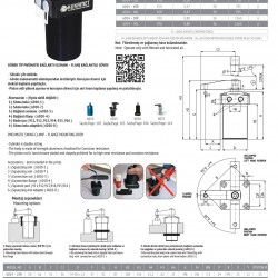 Kukamet 6014 25, 32, 40, 50, R/L Pnömatik Flanş Bağlantılı Döner Tip Clamp Pneumatic Air Kukamet 6014 25, 32, 40, 50, R/L Pnömatik Flanş Bağlantılı Döner Tip Clamp Pneumatic Air