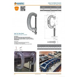 Kukamet 831 Yatay Tabanlı İşkence Tipi Clamp Hızlı Bağlantı Elemanı - Kukamet Toggle Clamp