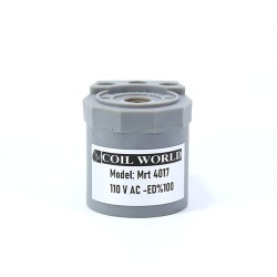 MRT4017 Pnömatik Valf Ventil Bobin 110V AC İç Çap 12mm x Boy 38,5mm - DIN 43650 Soket Bobin