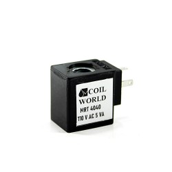 MRT4040 Pnömatik Valf Ventil Bobin 110V AC İç Çap 8mm x Boy 22,8mm - DIN 43650 Soket Bobin
