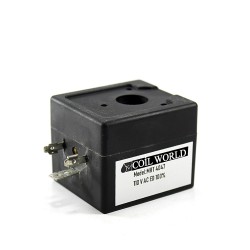 MRT4047 Pnömatik Valf Ventil Bobini 110V AC İç Çap 14mm x Boy 40mm - DIN 43650 Soket Bobin