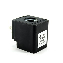 MRT4113 Pnömatik Hava Ventil Valf Bobini 110V AC İç Çap 15mm x Boy 39mm - DIN 43650 Soket Bobin