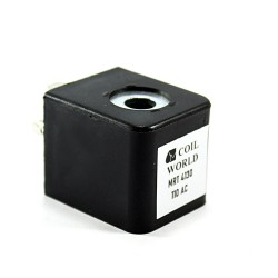 MRT4130 Pnömatik Hava Ventil Valf Bobini 110V AC İç Çap 9mm x Boy 30mm - DIN 43650 Soket Bobin