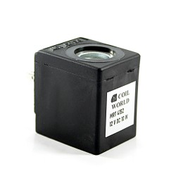 MRT4152 12V DC Pnömatik Valf Bobini İç Çap 13mm x Boy 40mm - DIN 43650 Soket Bobin