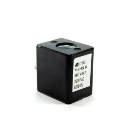 MRT4042 Pnömatik Valf Ventil Bobin 220V AC İç Çap 13,2mm x Boy 41mm - DIN 43650 Soket Bobin