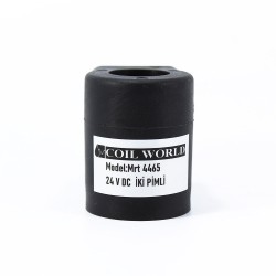 MRT 4465 P 24V dC Hidrolik Bobini İç Çap 16mm x Boy 49mm - Pimli dingil kaldırma bobini valf koç 