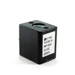 MRT4042 Pnömatik Valf Ventil Bobin 24V DC İç Çap 13,2mm x Boy 41mm - DIN 43650 Soket Bobin