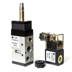 1/4-5/2 Tek Bobinli Valf 220v ac vf 3130 Mrt 100-92