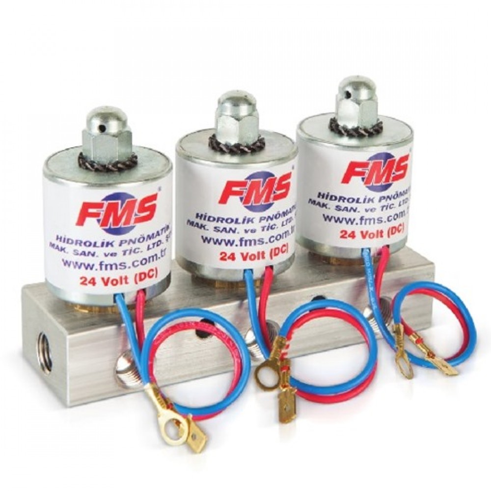 Damper Kaldırma Bobini 24 Volt Fms üçlü damper valfi Damper Kaldırma Bobini 24 Volt Fms üçlü damper valfi
