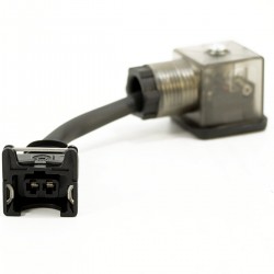 MRT 9001 Den 9006 D Çevirici Coil World MRT Series Soket Dönüştürücü DIN 43650 to AMP Dişi Converter 18 mm 