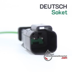 DEUTSCH Soket - Hidrolik Bobin Bağlantı Soketi Coilworld Mrt 9007E  DEUTSCH Soket - Hidrolik Bobin Bağlantı Soketi Coilworld Mrt 9007E