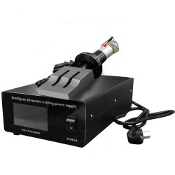 Ultrasonic Yapıştırıcı Kaynak Makinesi Dokunmatik Ekran 20Khz 2000W Süper Hızlı
