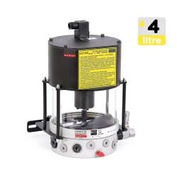 Gres Hat Yağlama Ünitesi 4 Kg 220V / 110V AC Sabit Yağ Pompası Bağlantı R1/8"  - R1/4" 