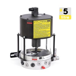 Gres Hat Yağlama Ünitesi 5 Kg 220V / 110V AC Sabit Yağ Pompası Bağlantı R1/8"  - R1/4" 