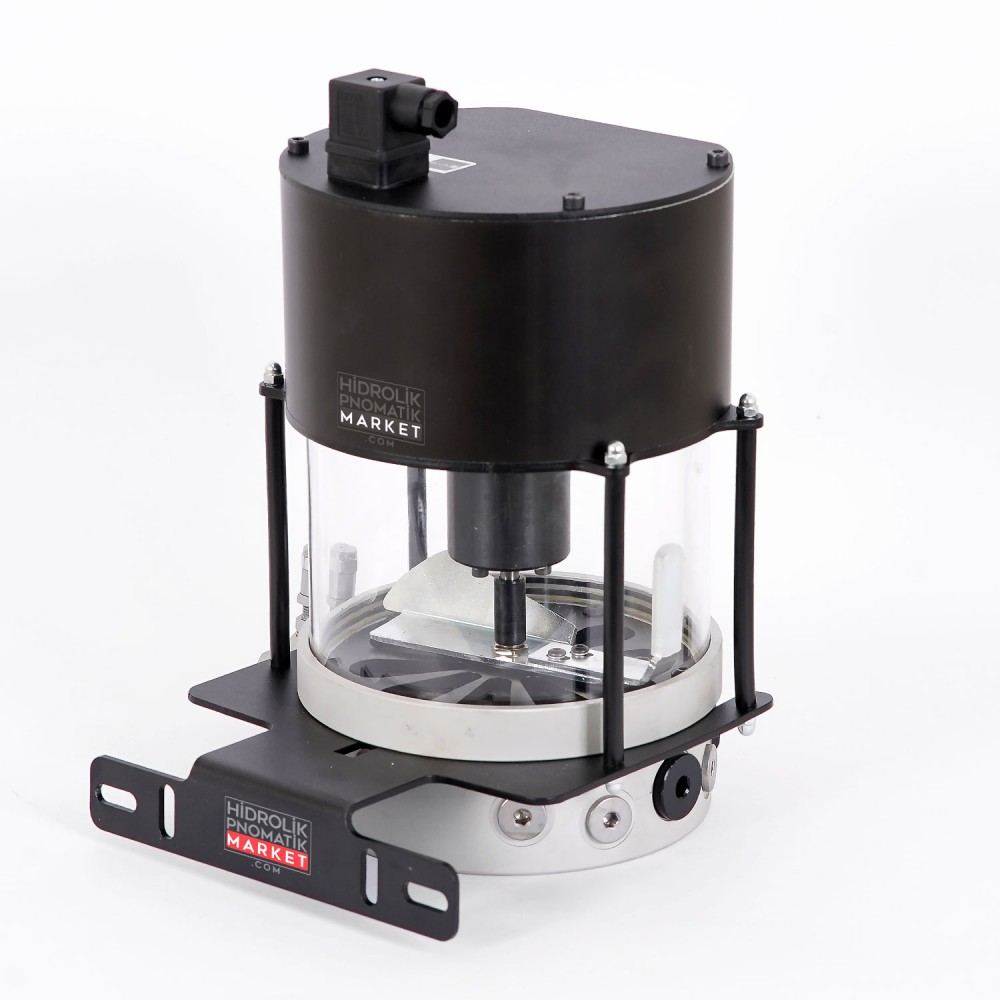 Gres Hat Yağlama Ünitesi 3 Kg 220V / 110V AC Sabit Yağ Pompası Bağlantı R1/8"  - R1/4" 