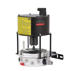 Gres Hat Yağlama Ünitesi 5 Litre 24V DC Sabit Yağ Pompası Bağlantı R1/8"  - R1/4" 