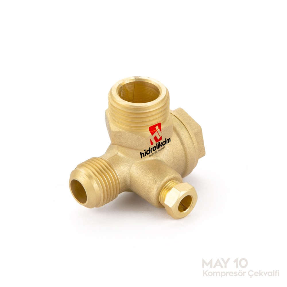 YKS MAY-10 Kompresör Çekvalfi Sıcak Hava - Gaz ve Akışkan Basınç Çek valfi MAY10