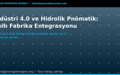 Endüstri 4.0'da Hidrolik ve Pnömatik Sistemler: Akıllı Fabrika Rehberi