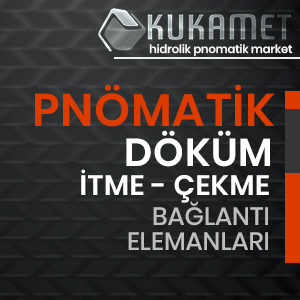 Pnömatik Döküm İtme - Çekme Ön Arka Bağlantı Elemanları