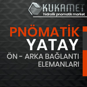 Pnömatik Yatay Ön Arka Bağlantılı